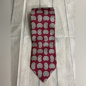 Gant 100% Silk Burgundy Mens 57” Long Necktie